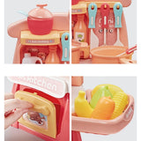 MINI Kitchen Playset Multifunctional Table Toys for Children's Gift Set [PD]
