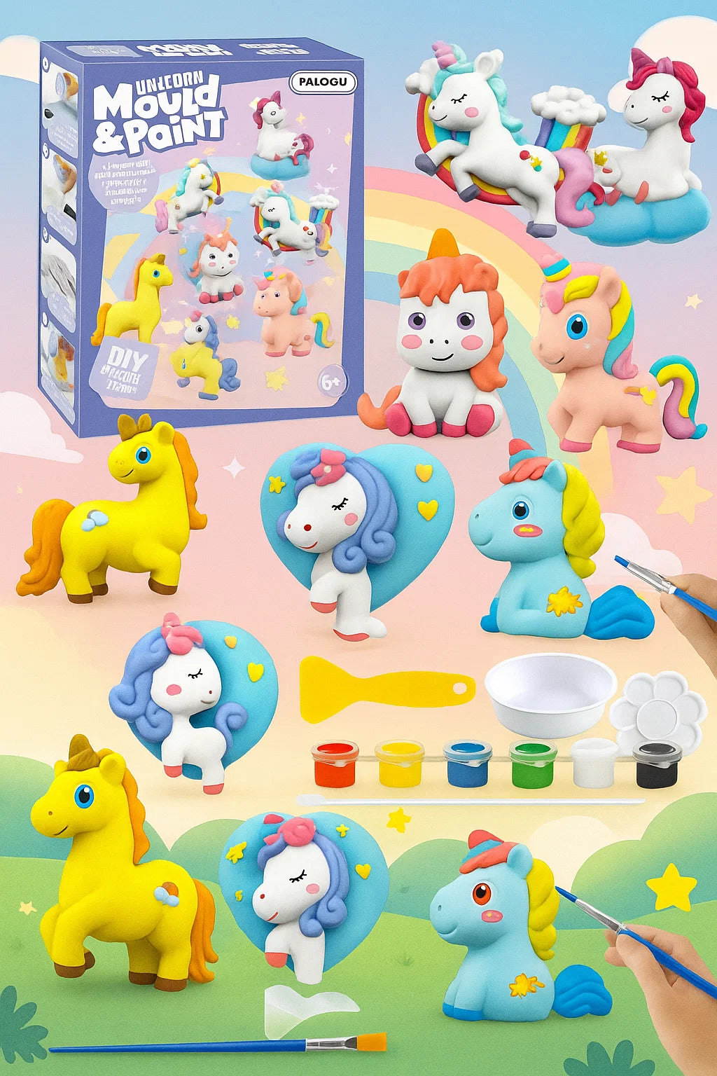 Unicorn Mold And Paint [PD]