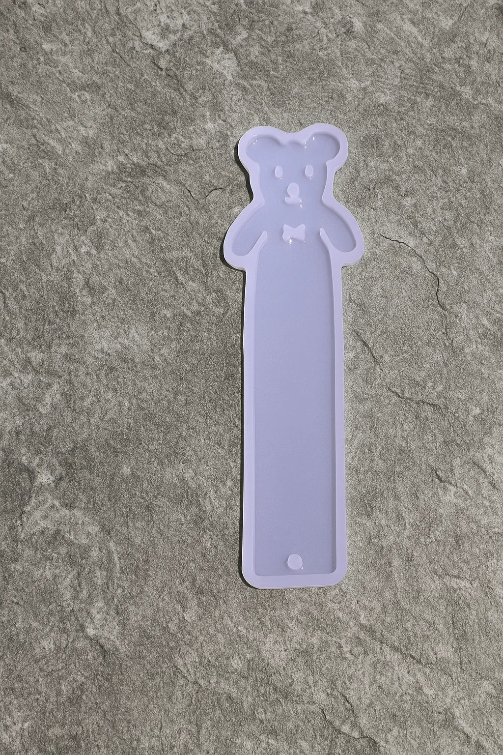 TEDDY BEAR ACRYLIC RESIN BOOKMARK SILICONE MOULD RECTANGLE MOLD DIY[1Pc][PD]