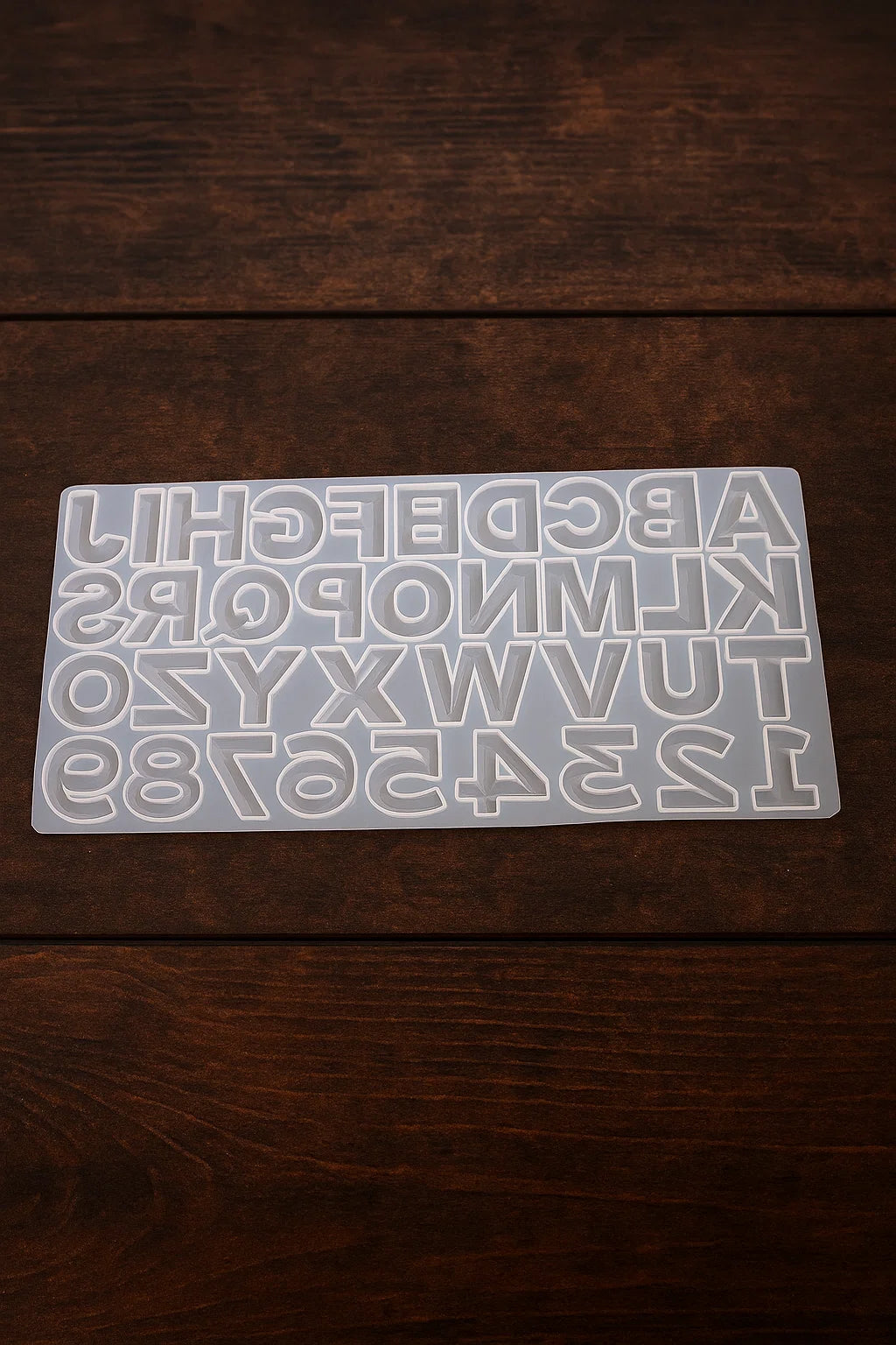 Large Upper Case & Numeric Silicon Mold[1Pc][PD]