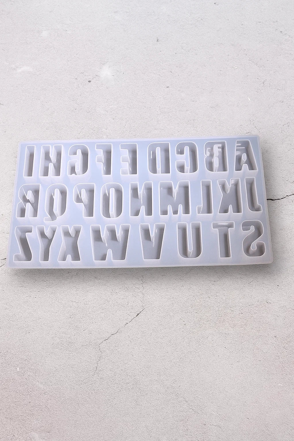 Large Upper Case A To Z Alphabet Resin Mold[1Pc][PD]