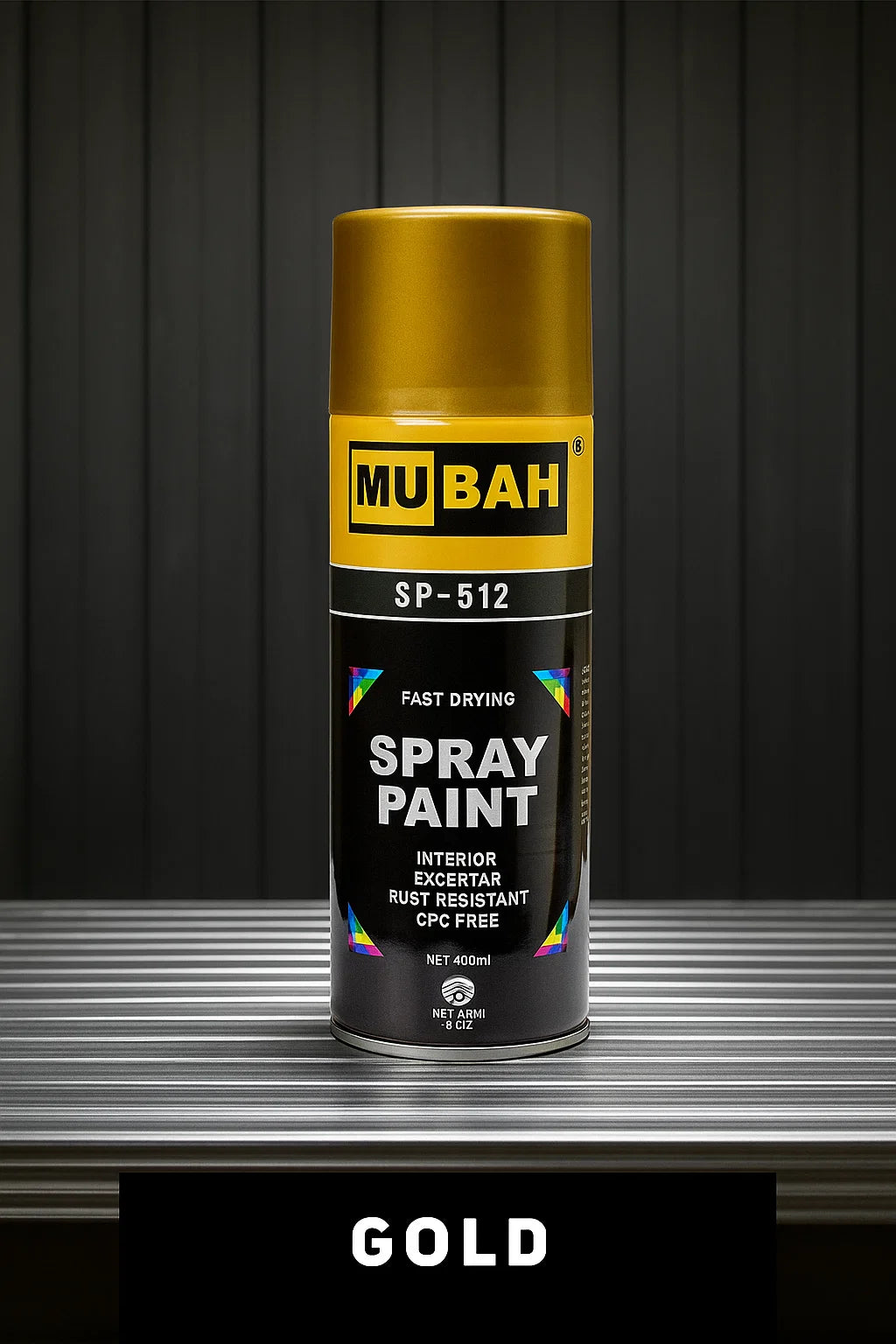 MUBAH Spray Paint - Gold [IP][1Pc]