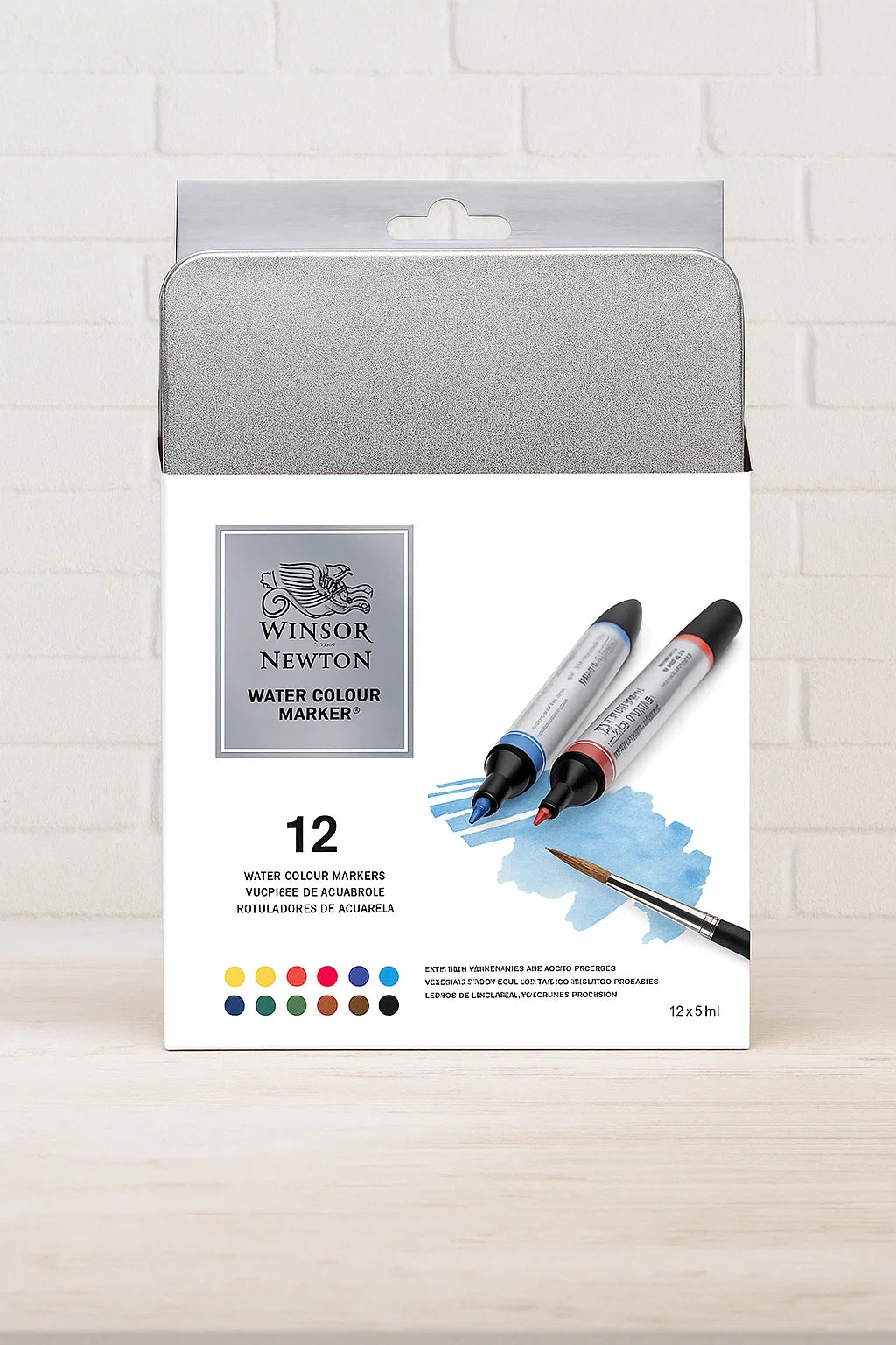 Winsor & Newton 12 Watercolor Markers [IP][1Pack]