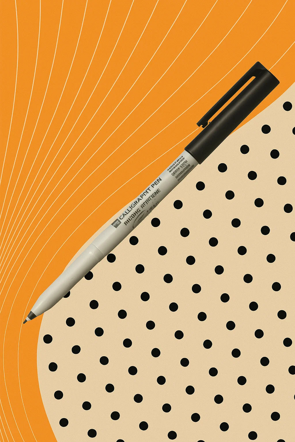 Sakura Calligraphy Pen Black 2mm [IP][1Pc]