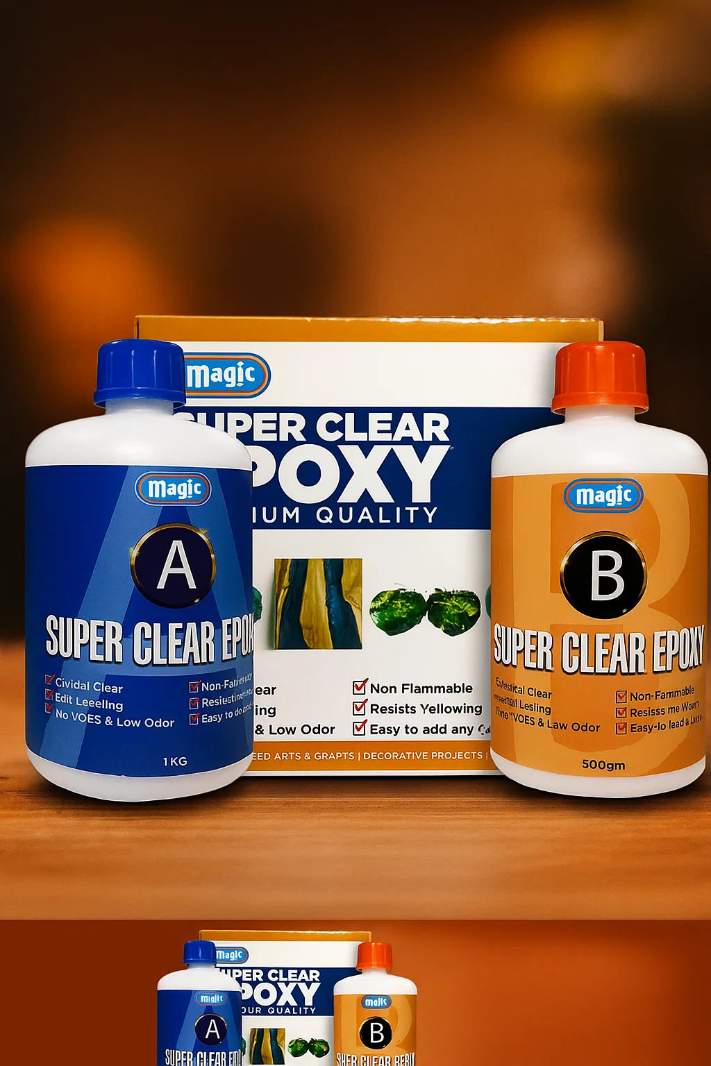 MAGIC® TE-18 SUPER CLEAR  RESIN EPOXY [PD][1Pc]