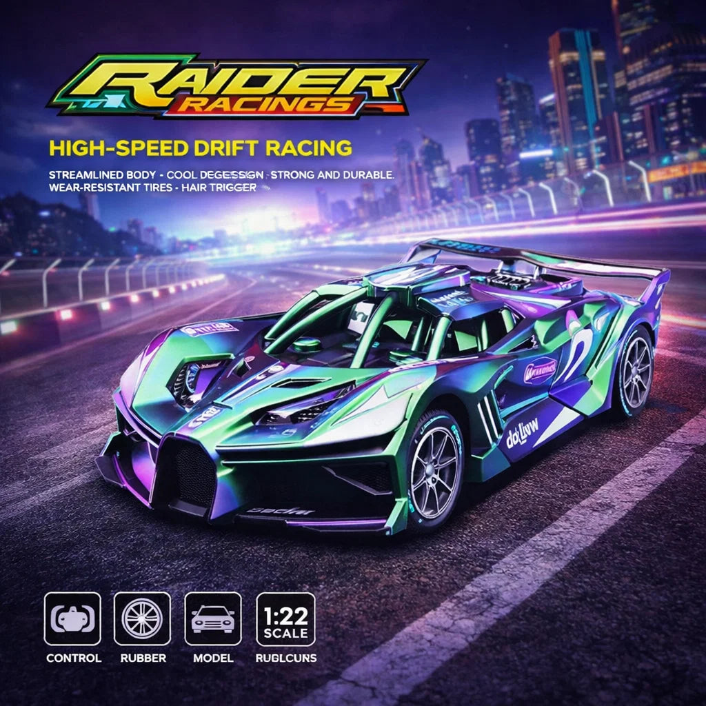 Raider Racing 2.4G R/C Car – 1:22 Scale [PD.]