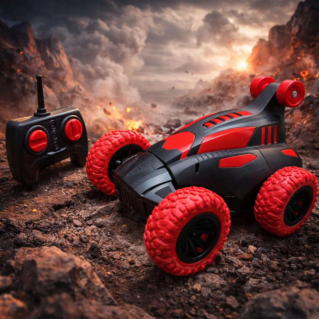 R/C Stunt Car with Lights, Music & USB Charging [PD.]