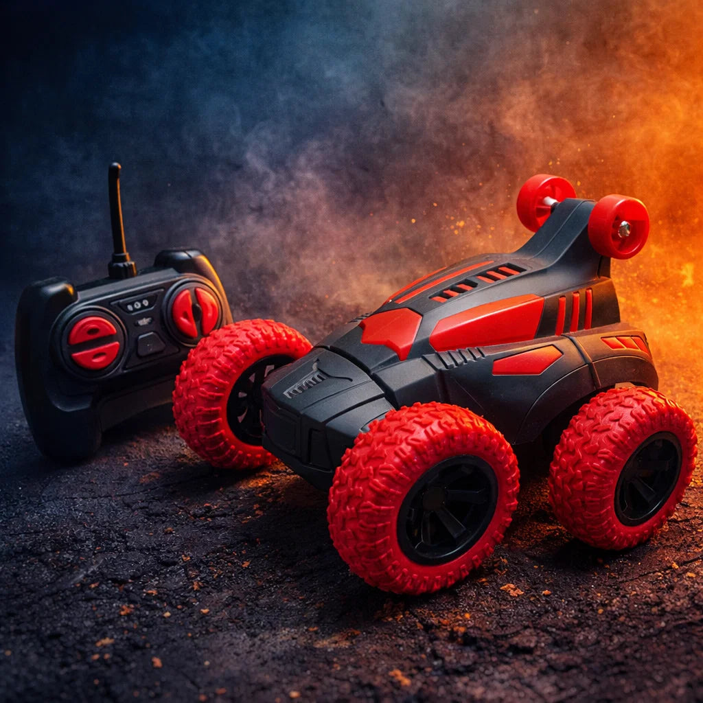 R/C Stunt Car with Lights, Music & USB Charging [PD.]