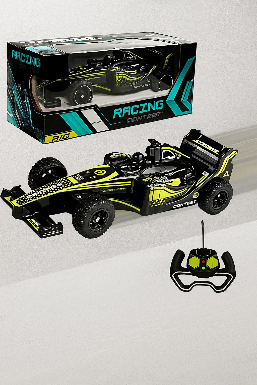 Experience Championship-Level Racing with Our Sleek Yellow Formula RC Car!  [PD][1Pc]